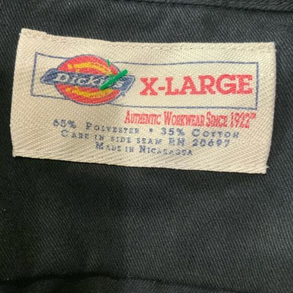 Dickies Authentic Workwear Shirt Mens XL Long Sleeve Button Up Minimalist Casual - Picture 6 of 6